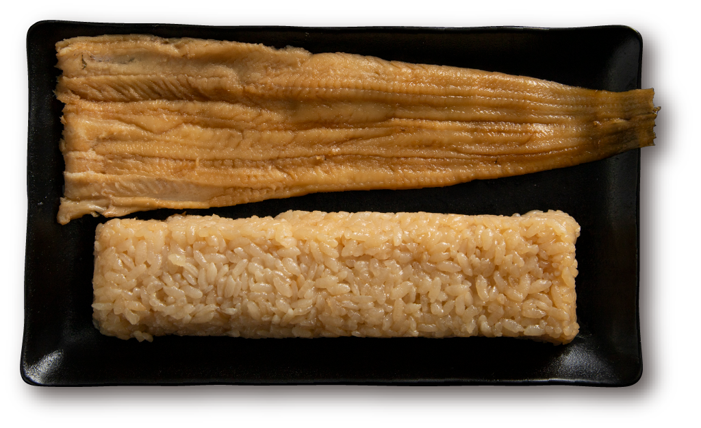 一尾仕立ての煮穴子フィレ